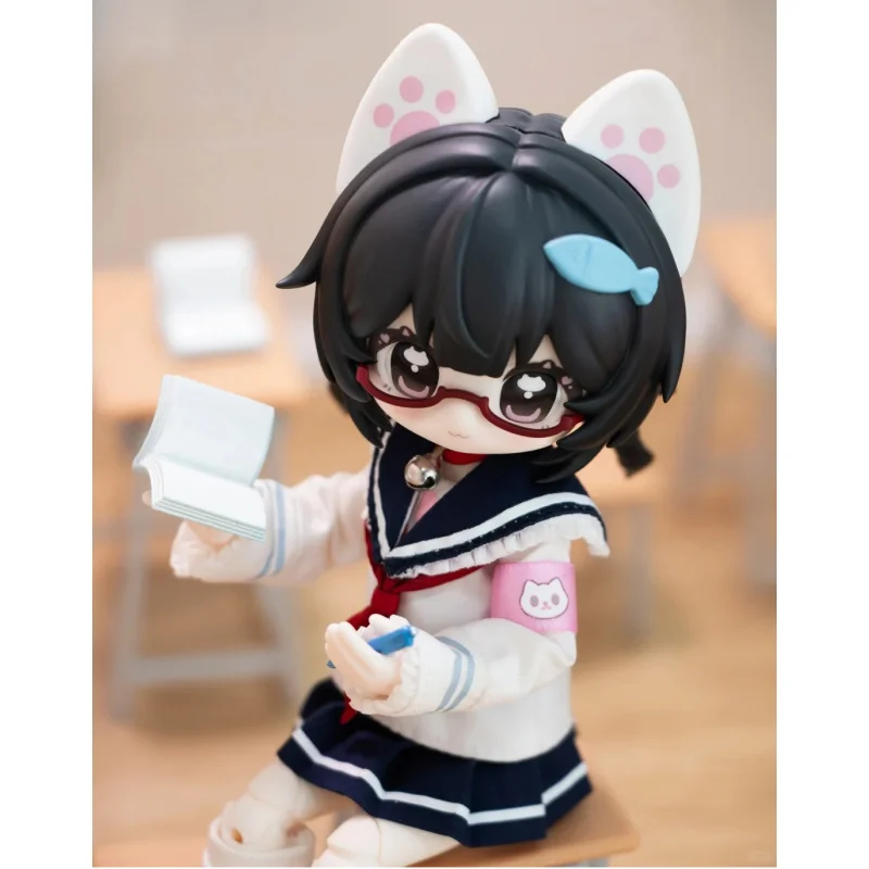 

1/12 Bjd Unveiled Door Little Key Artbook Series Blind Box Mjd Anime Figurine Articulated Ornament Doll Cute Gift