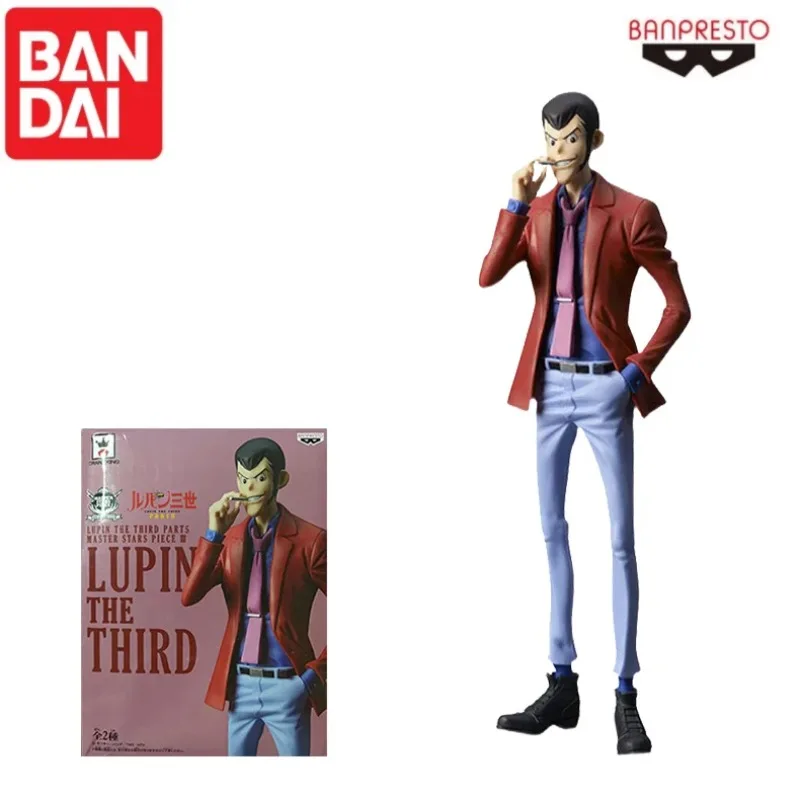 Oryginalne figurki akcji Bandai Banpresto Lupin III MSP Smoking Series, zabawki modelarskie, ozdoby na biurko, kolekcjonerskie prezenty - dostępne od ręki.