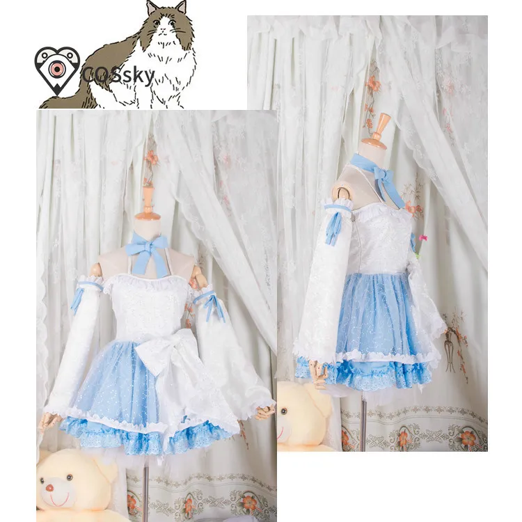 Yūki Asuna Anime Sword Art Online Cosplay Yuuki Asuna SAO Fairy Dance Costume Halloween Carnival Girl Sweet Lolita Dress Uniform view 2