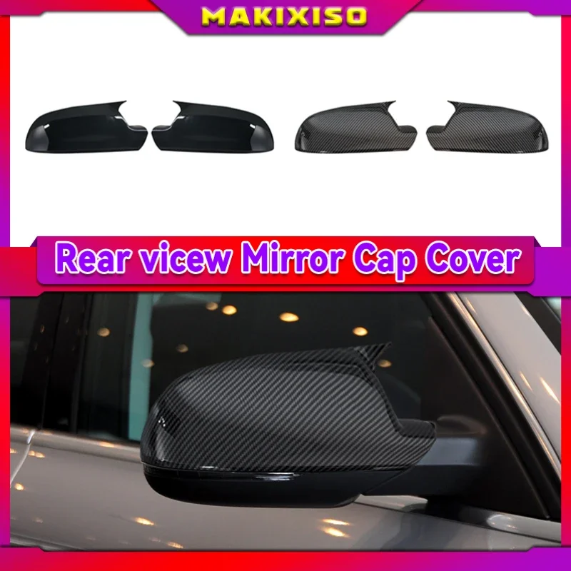 ABS material Carbon appearance Mirror Cover Rearview Side Mirror Cap S Line For Audi A3 8P A4 A5 B8.5 2011-2016