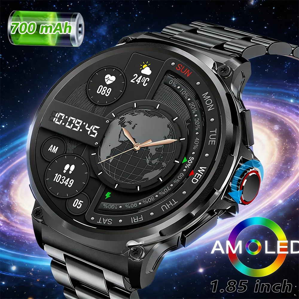 

Новые умные часы 20256 с HD-экраном 1,85 дюйма, аккумулятором 710 мАч, Bluetooth-вызовами, мультиспортивными режимами и пульсометром для Android и iOS