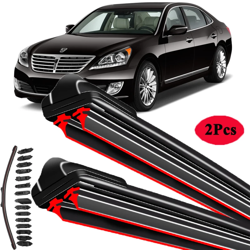 

For Hyundai Equus 1999-2016 Car Windshield Wiper Blade Front Windscreen Brushes Washer Accessories Window Cleaning Replacement