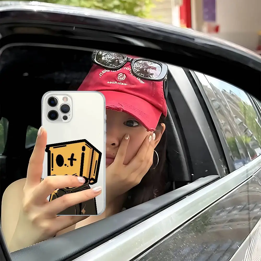 كارتون ورقة رجل نمط آيفون 11 12 13 14 15 16 17 برو ماكس زائد الهواء شفافة واضحة للصدمات