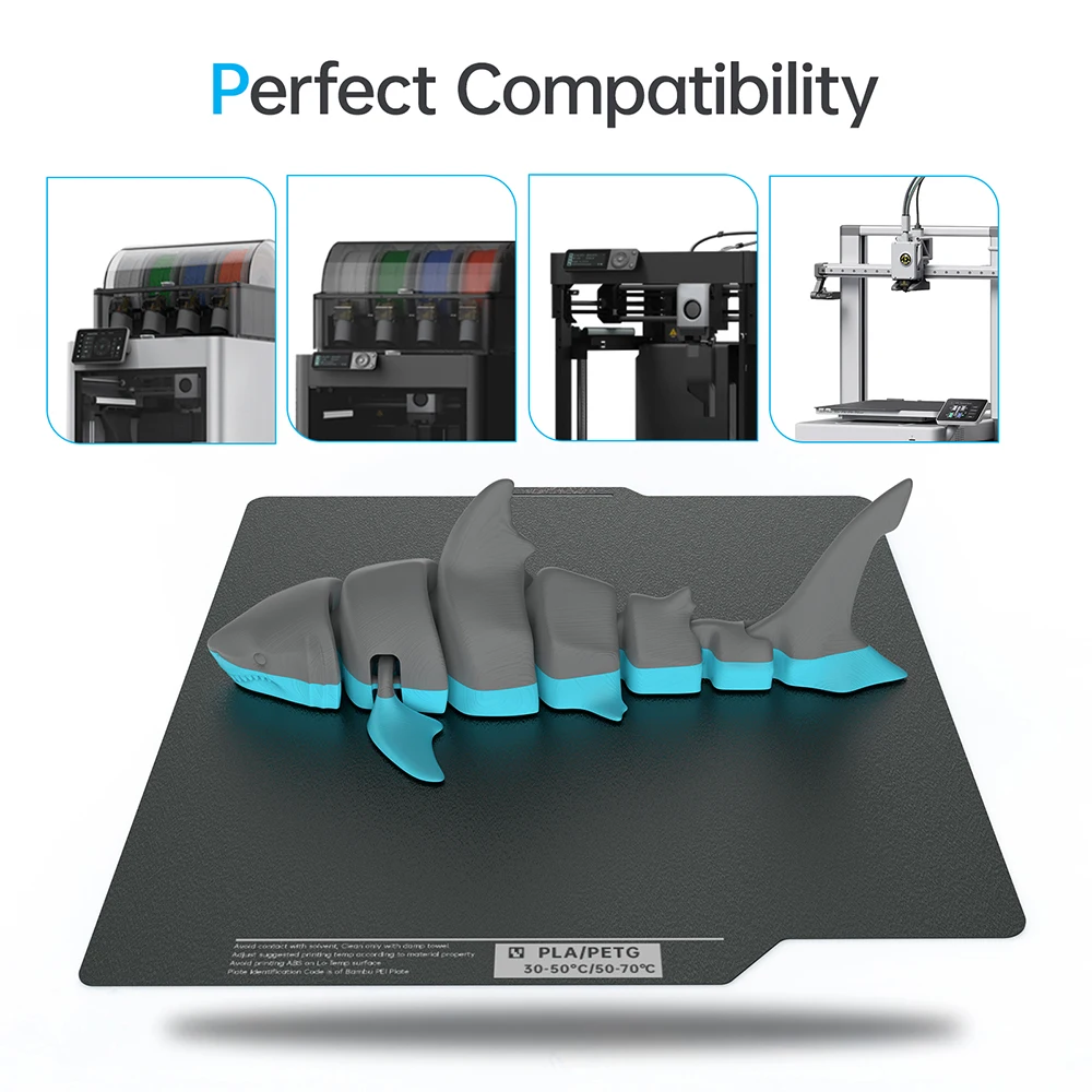 BIQU Panda Build Plate CryoGrip Coating No Clog 256x256mm Spring Steel ...