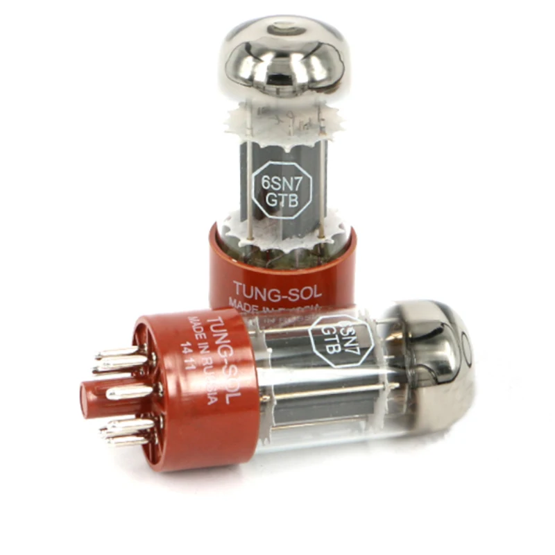 TUNG-SOL 6SN7 真空管は、6SN7GT 6N8P 6H8C CV181 オーディオ電子管バルブアンプの代替品です。オリジナル工場マッチング。