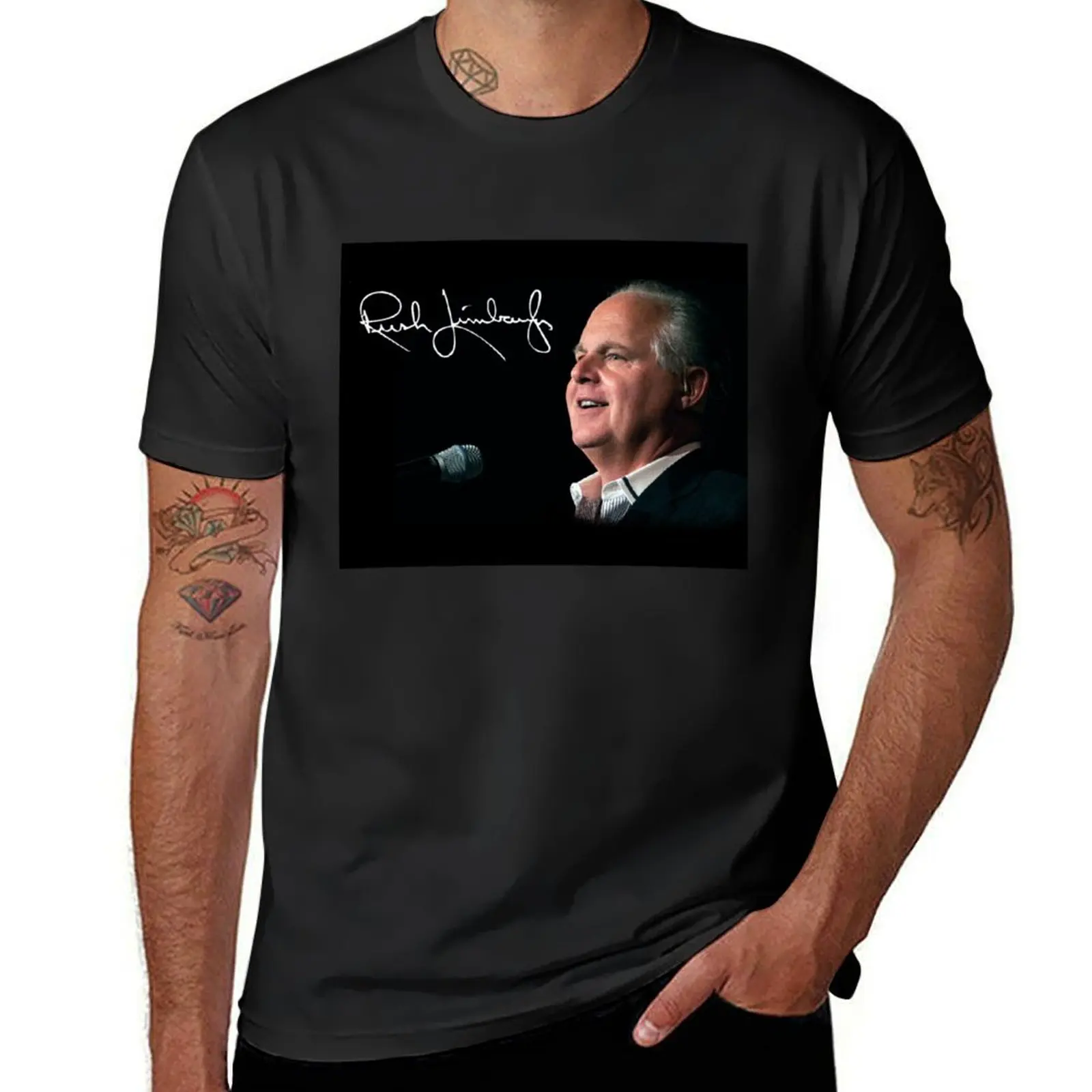 Rush Limbaugh T-Shirt tops funnys tshirts for men