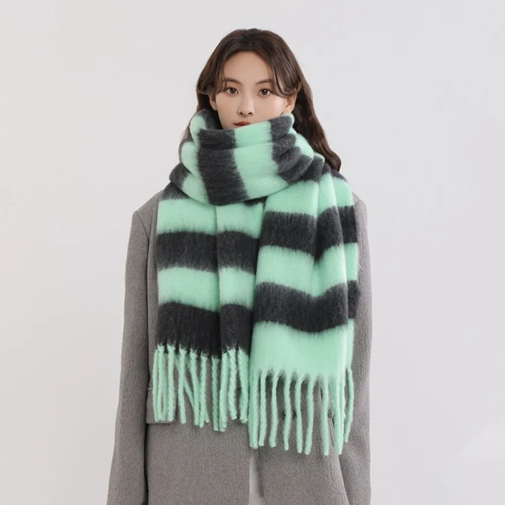 

Новый кашемировый шарф с длинными кисточками, ветрозащитный морозостойкий шарф, шаль, утолщенная теплая одеяло, зимняя одеяло