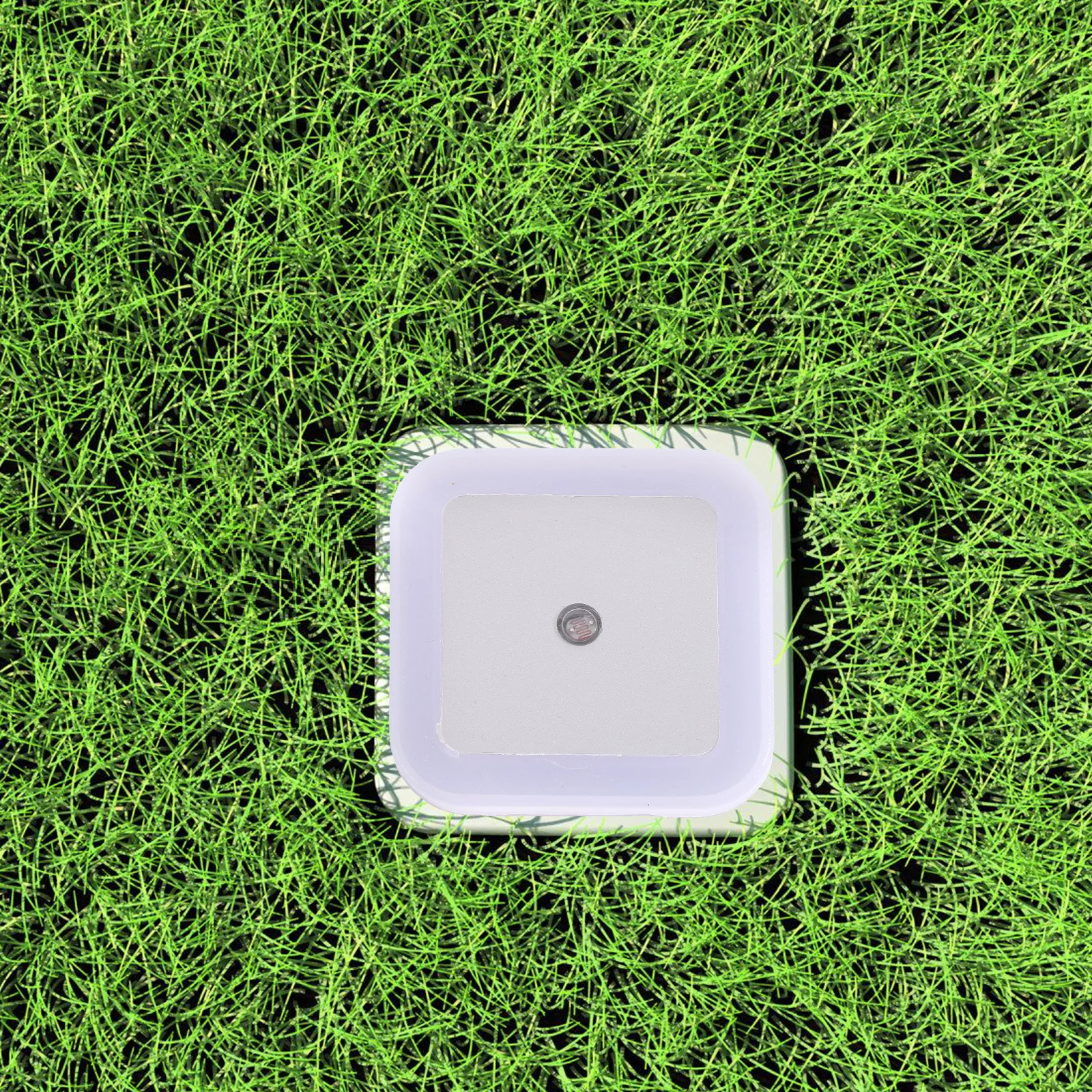 Led Night Light Wall Plug-In Small Night Lamp With Us Plug Saving Long Lasting Portable Compact Square Light Ring