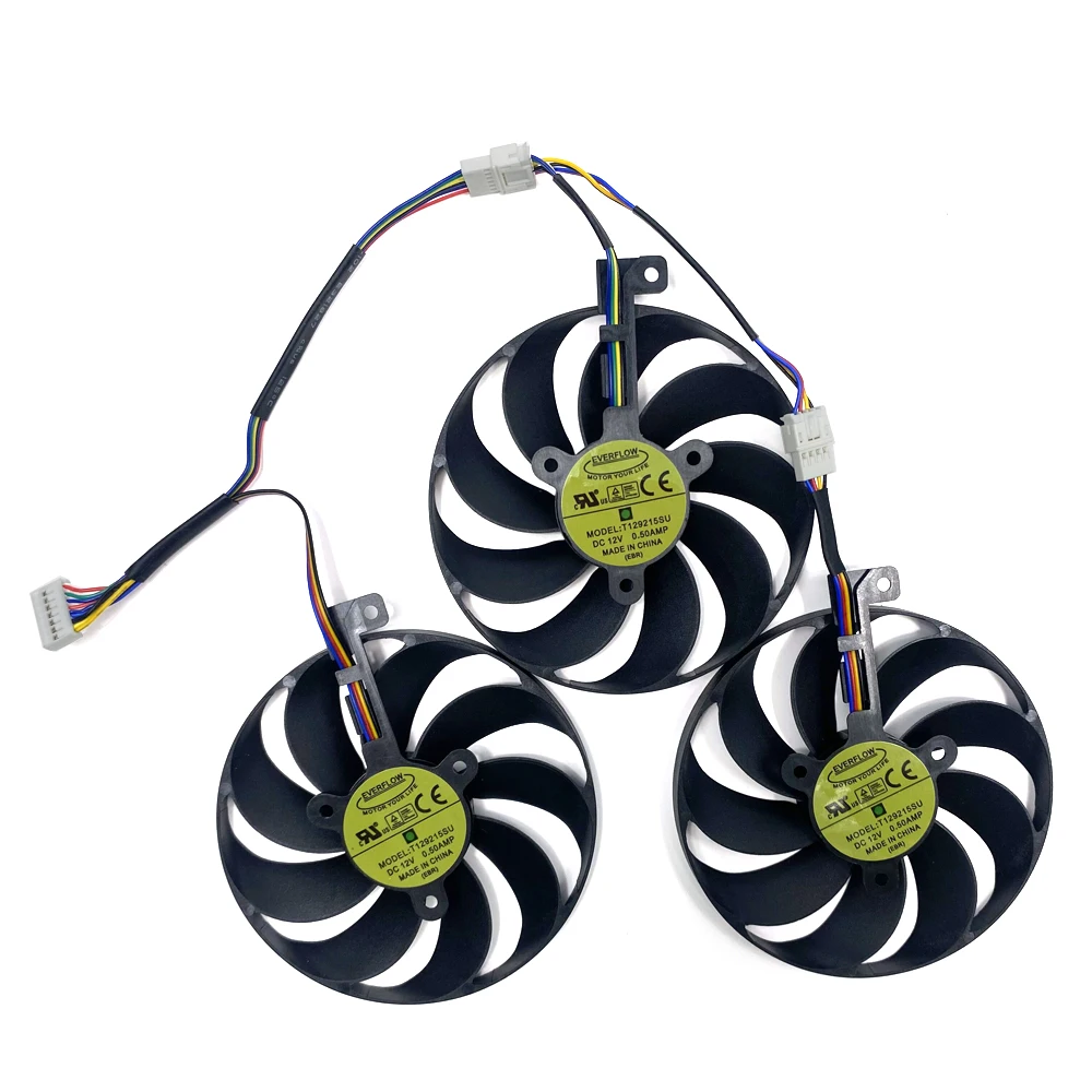 Cooling Fans For ASUS GeForce RTX 2080 SUPER ROG STRIX RTX 2070 SUPER RX 5600 XT ROG STRIX OC video card fans T129215SU