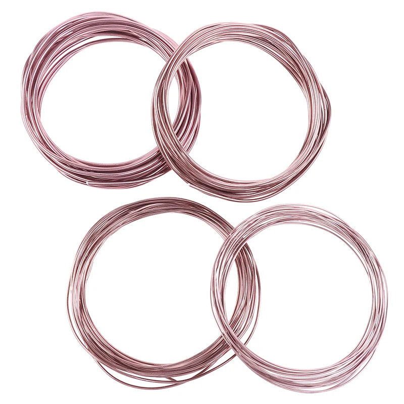 

Новинка 1 шт. черный/розовый провода бонсай анодированный алюминий бонсай тренировочная проволока с 3 размерами 5 м