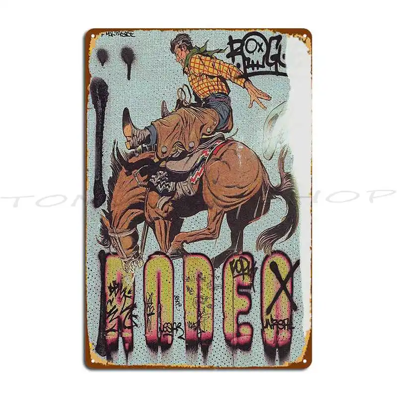 Cheyenne Frontier Days 50s. 60s Old And Vintage Rodeo We Need More Cowboys Spirit Of The Wild West Metal Sign