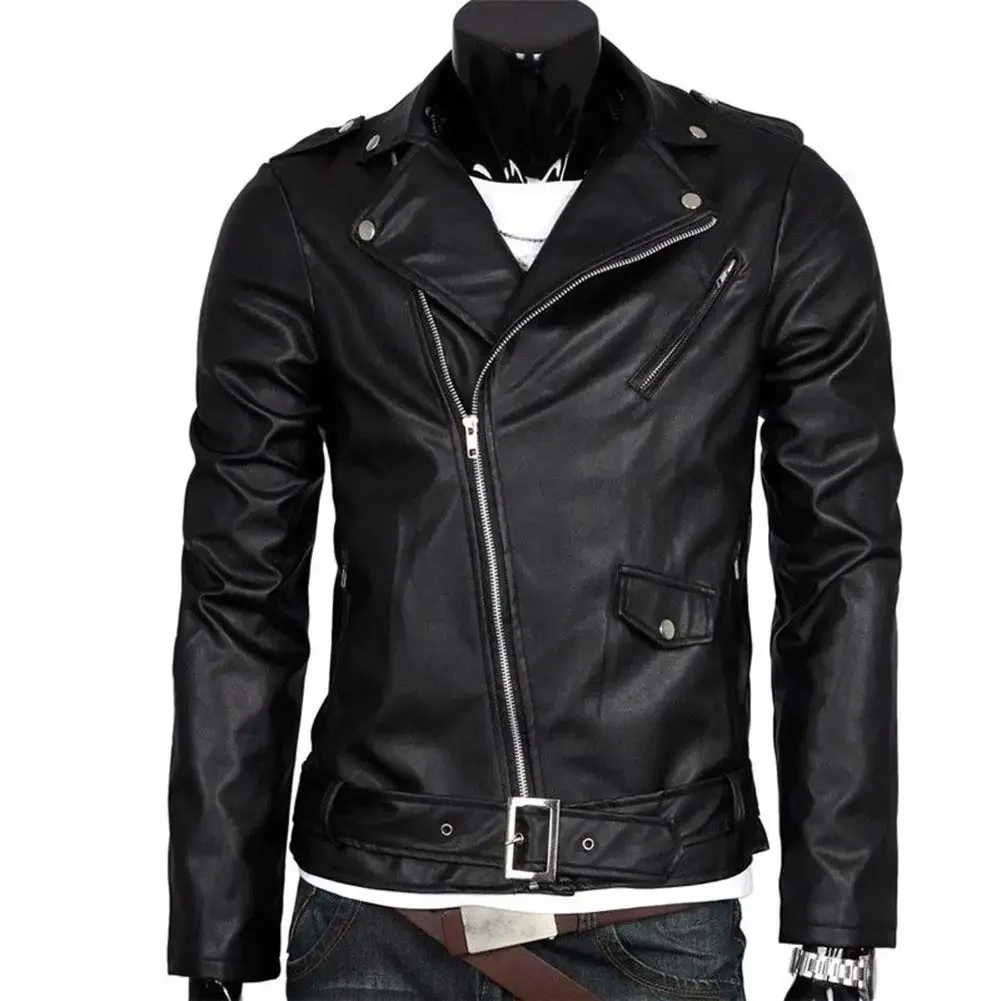 Men Leather Jacket Slim Fit Motorcycle Jacket Zipper Casual Coat Spring Autumn Winter 14 Sfec8cc49896b4f62bf35494a47488db26