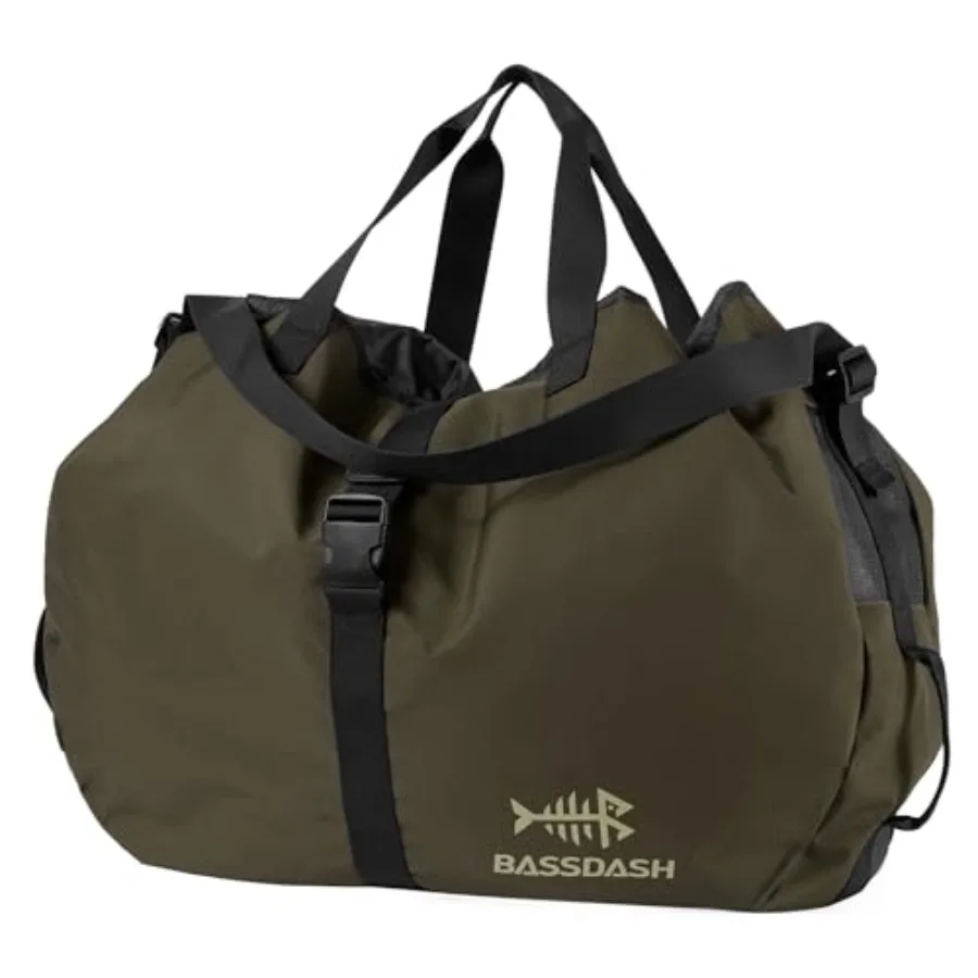 

Wader Bag Foldable with Changing Mat Shoulder Strap Handles Mesh Boot Storage for Fishing Travel Hunting Hiking 27.9"L x 5.9"W