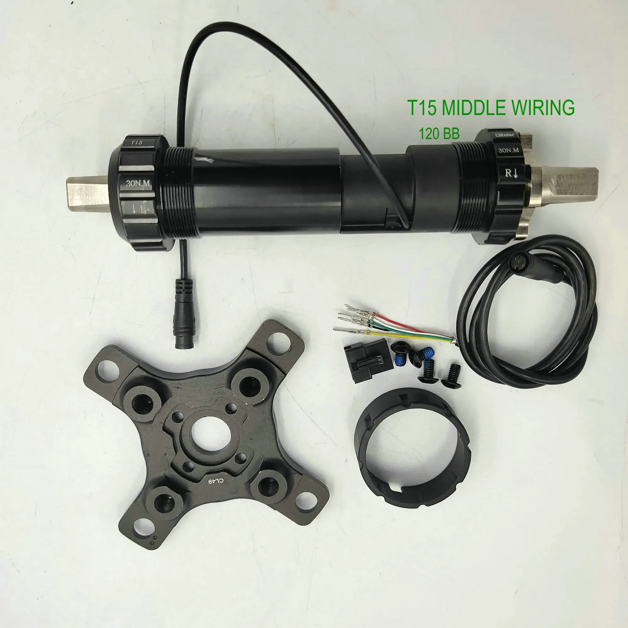 TORQUE SENSOR T15 T17 5-15V DC INPUT For ELECTRIC BIKE INTELLIGENT BICYCLE MTB CONVERSION Parts Middle/side Wiring