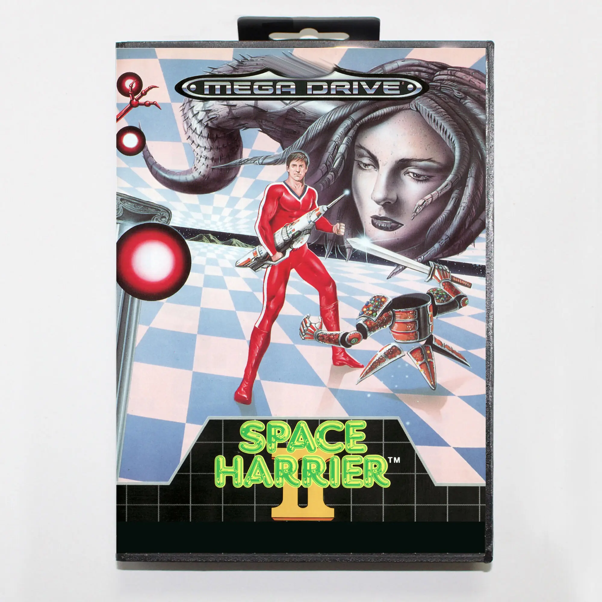 Space Harrier 2 MD Game Card with EUR Box for 16 Bit Sega Megadrive Genesis system