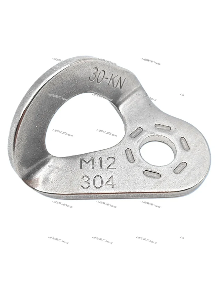 304 Stainless Steel Rock Nail Hanging Piece M12 New Anti-rotation Rock Climbing Removable Anchor Point Safety Rope Holder