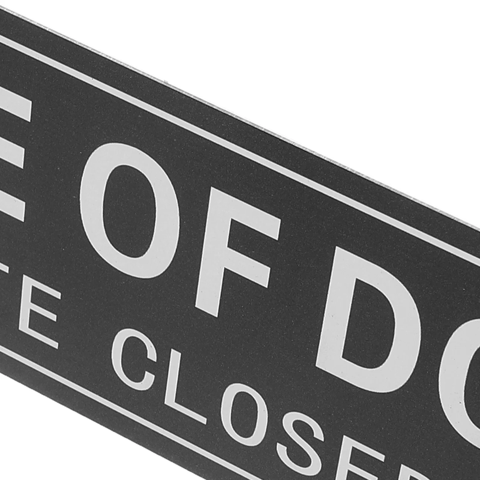 

Yard Caution Sign Iron Sheet Painting Appropriate Size Classic Colors Decorative and Practical Backyard Warning Sign