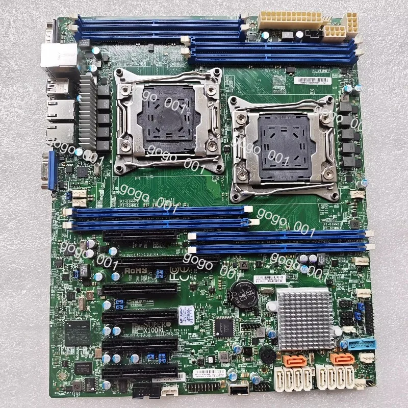 Dual Socket Server Motherboard X10DRL-i, C612 Chipset Supports Intel E5 V3 V4 CPU, for Workstation & Data Center