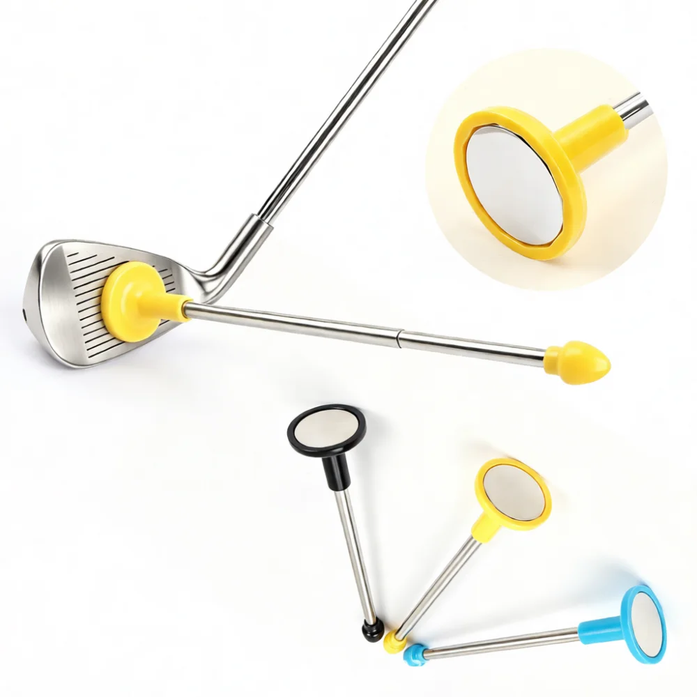 Golf Swing Alignment Stick Putting Practice Aid Indicator Correction Tool Professional Training Gear Stainless Accessory