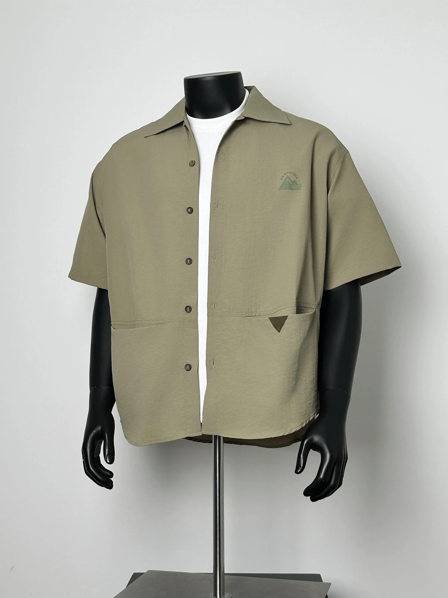 

ANXIE American Retro Workwear ort Sve irt ex Casual Couple's irt Faionable Urban Sle Summer Cool Sensation