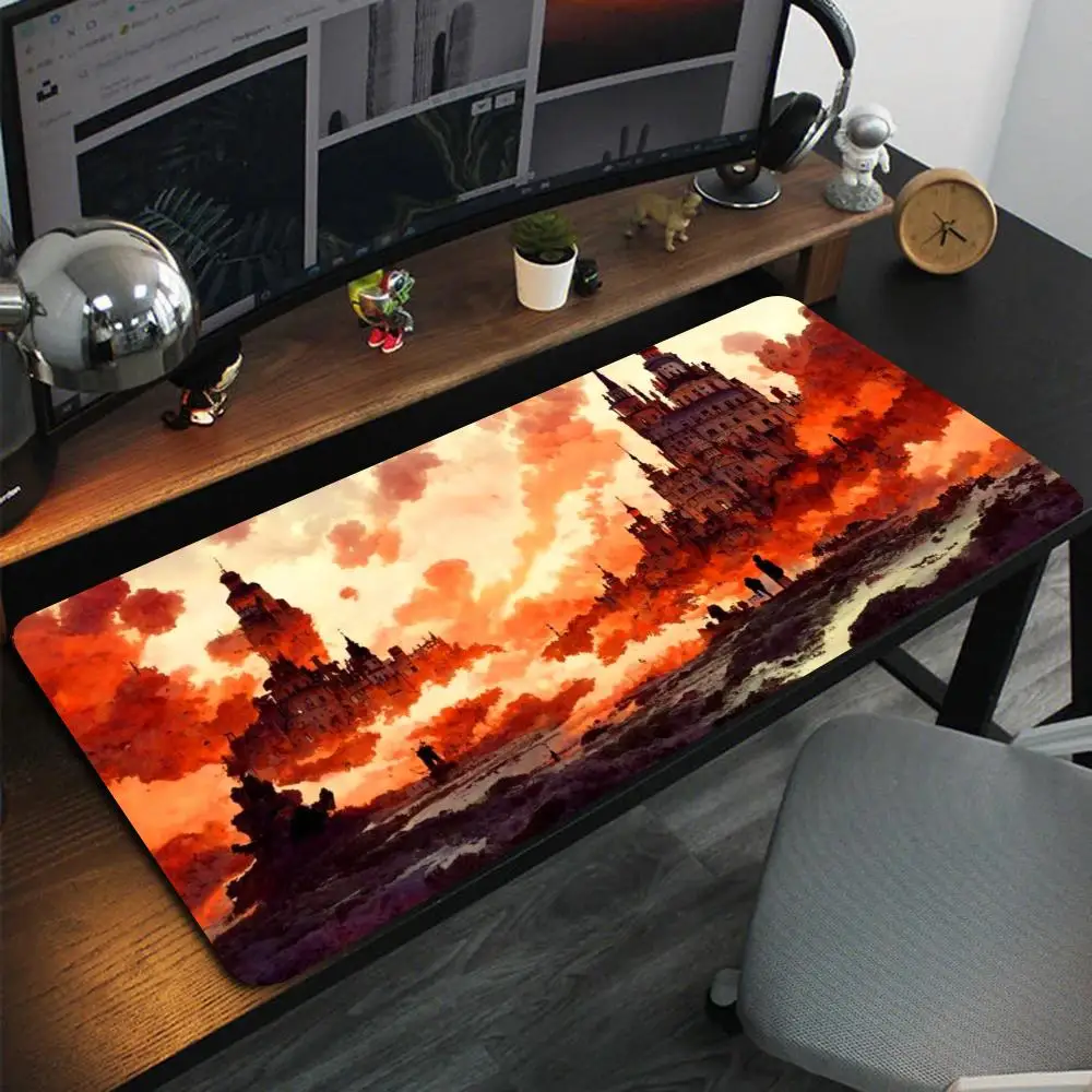 

Mouse mat large landscape Mouse Architectural pad Aesthetic desk mat Mouse Mats for computers XXL Mouse mat XXL Pad