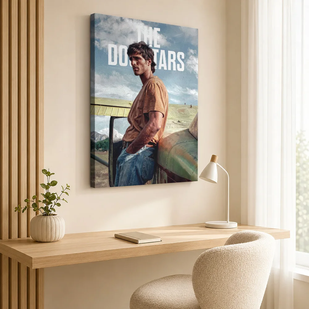 The Dog Stars Movie Canvas Print Poster Customized Photo Vintage Movie Wall Art for Man Cave Decor Ready to Hang Gift for Fans