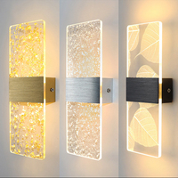 Acrylic Indoor Wall Lamp 6W LED Wall Light Bedroom Living Room Balcony Aisle Bedside Lights Modern Nordic Sconce Lamps AC85-265V