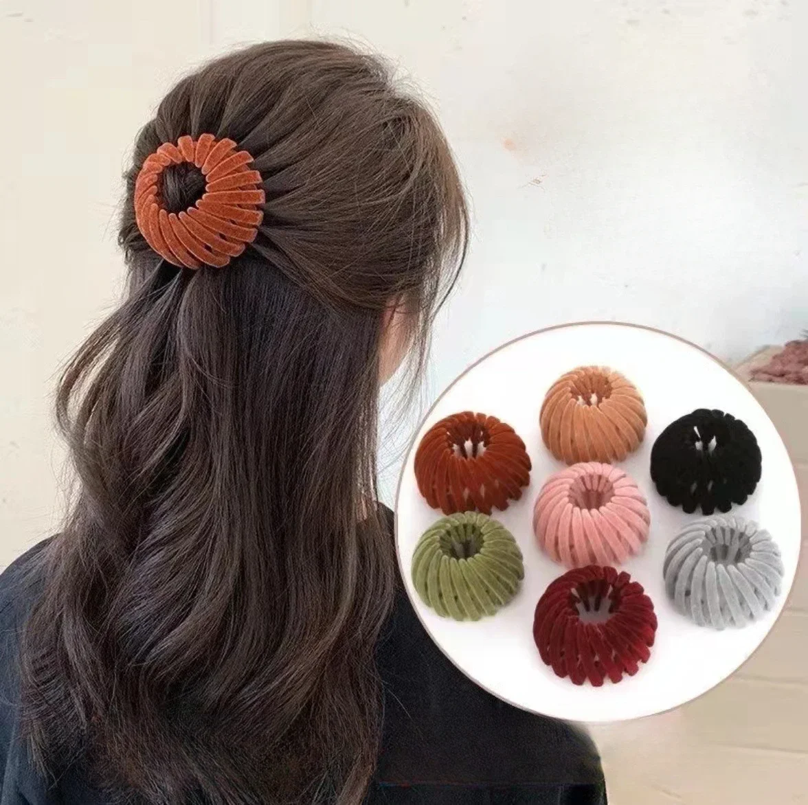 Hair Rings Clips Hair Clips Women Bird Nest Shaped Hairs Hairpin Simple Magic Lazy Braider Tool Women Hair Accessories для волос