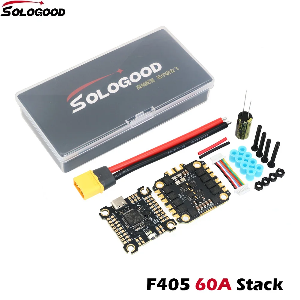 SoloGood F405 V2 BLS 60A Stack ICM42688P F405 BLS60A 4in1 ESC 30.5X30.5mm 2-6S for FPV Drones
