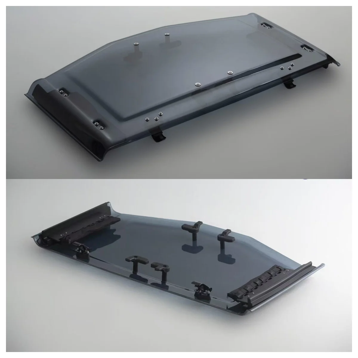 JL9060 Transparent Car Ceiling Transparent Sunroof for Wrangler JL2018++ JT2020++ 3