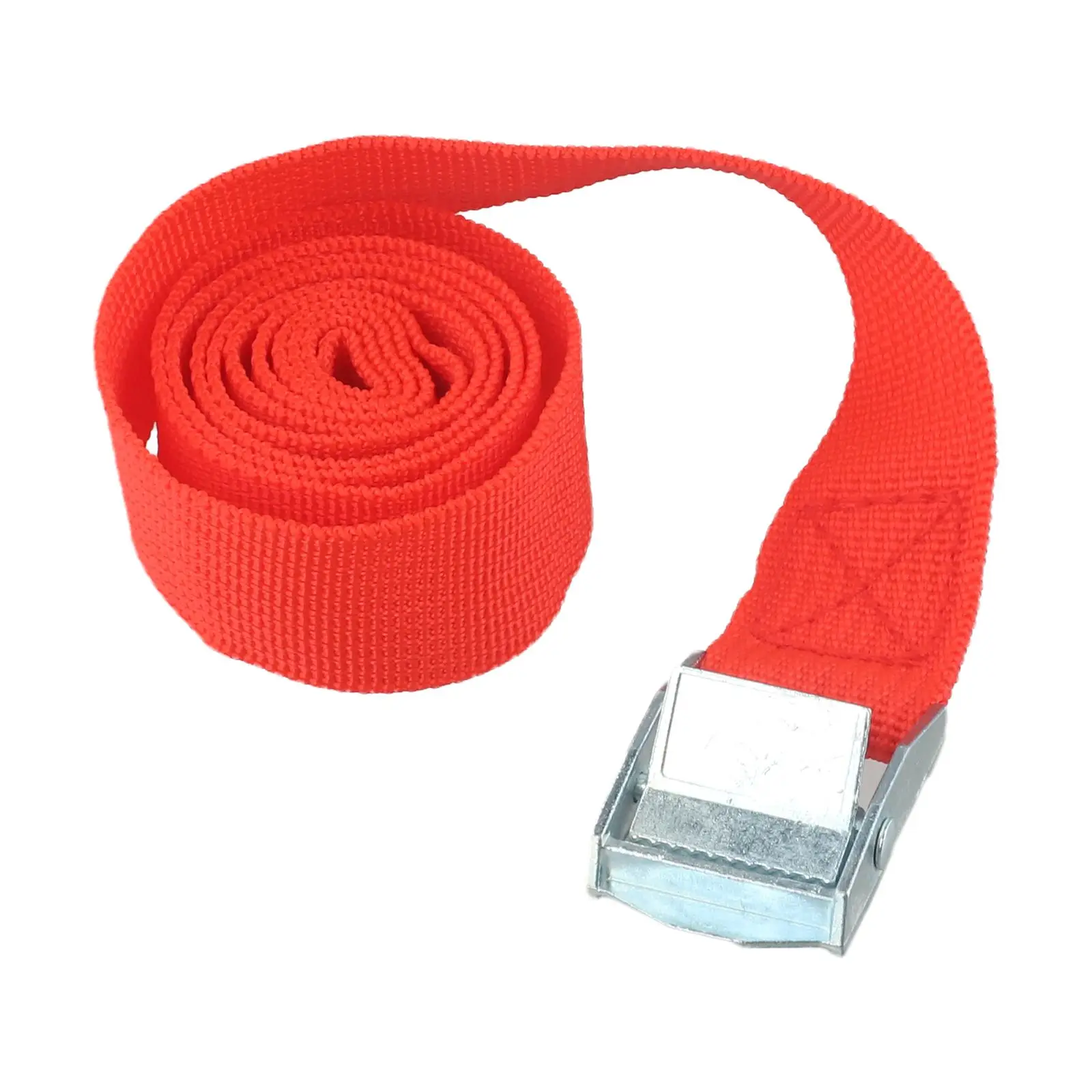 1Pc Lashing Strap 2.5cm*1m W/ Press Buckle Nylon Rope Quick Release Tightening Strap For Cargo Tie Down Luggage Bag Binding