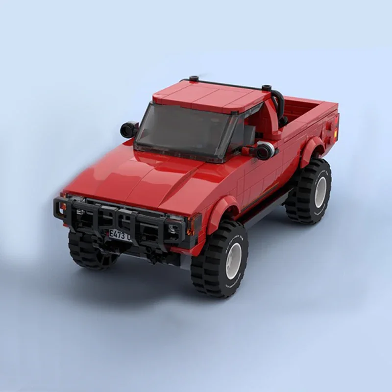 Modelo de carro de cidade moc tijolos de construção caminhão off-road velocidade campeão tecnologia modular presentes feriado montar crianças brinquedos terno