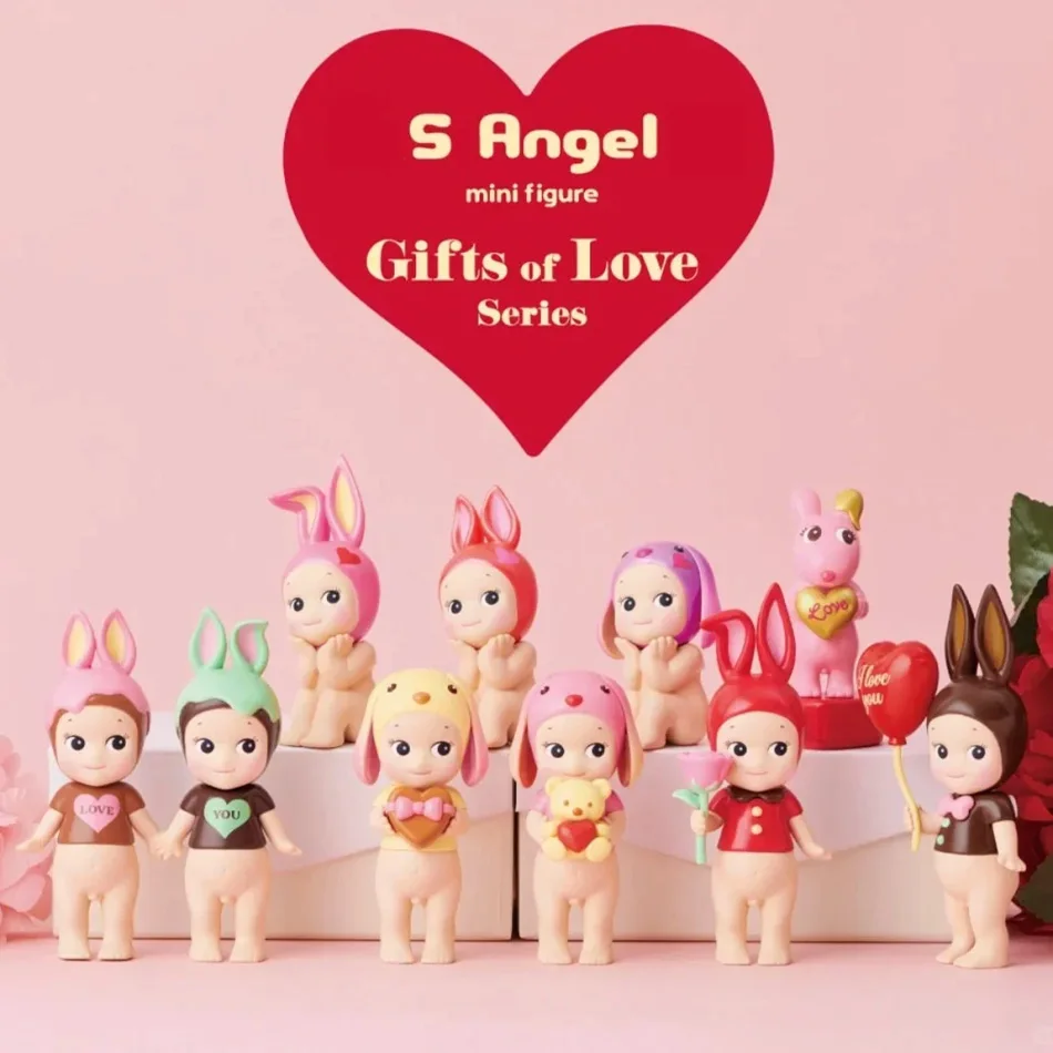 حفلة الملاك عيد الحب صندوق أعمى سلسلة سيارة الديكور شاشة الكمبيوتر المكتبي كيوبيد اليد موضة دمية هدية عيد ميلاد