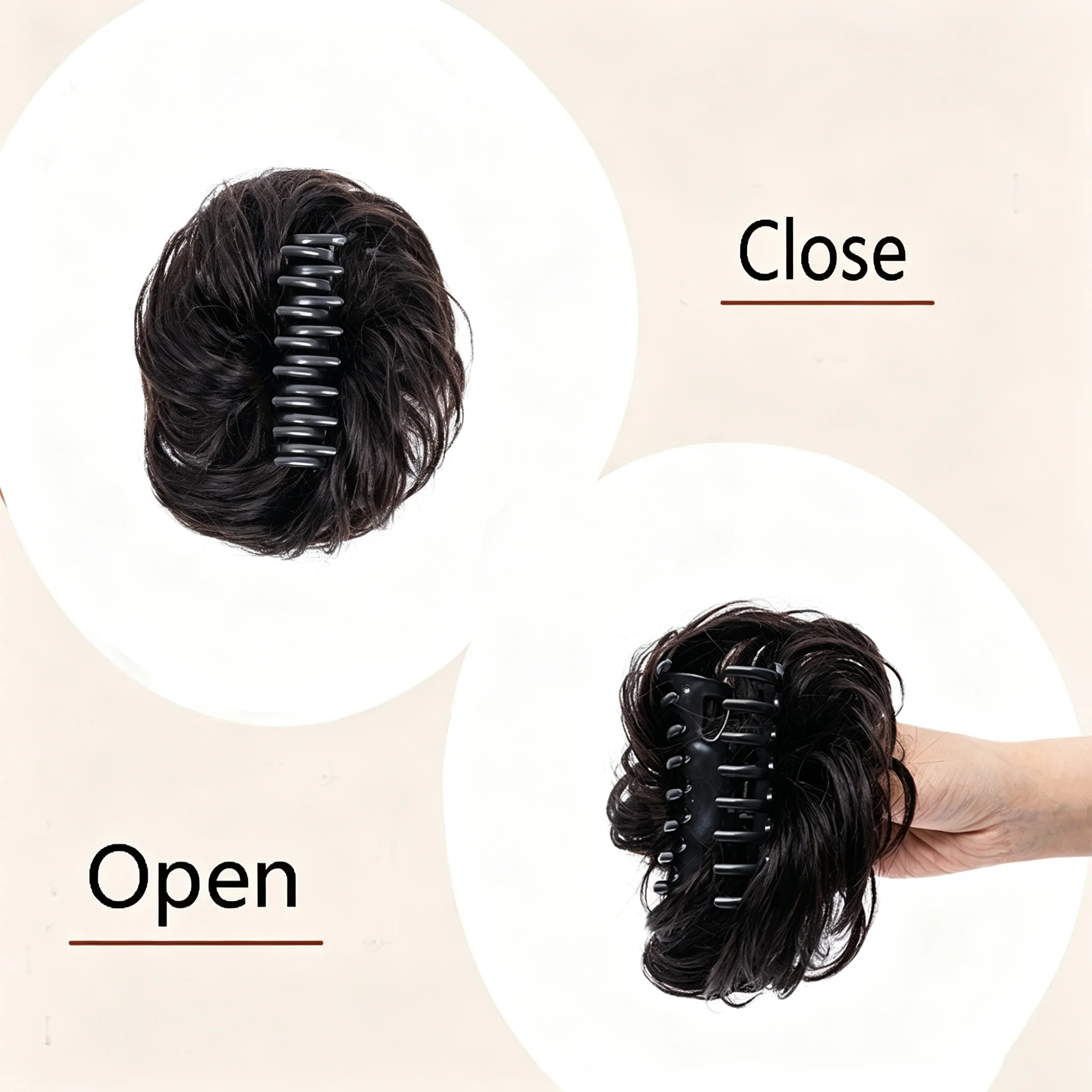 Thumbnail 4 - #83 Clip-In Chignon Hair Buns Ranking List in 2026