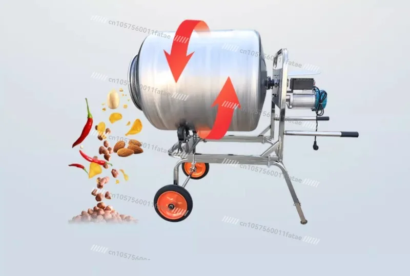 

Stainless Steel Drum Feed Mixer Food Small Household Jar Bacon Sausage
