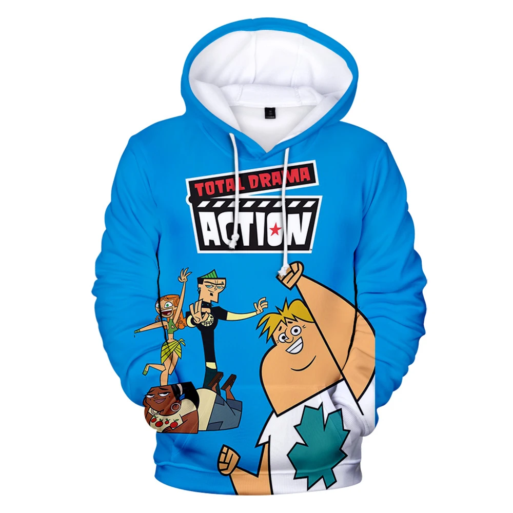 Cartoon Total Drama Hoodie Unisex 3D Sweatshirt Women Men's Tracksuit Harajuku Streetwear Funny Clothes Plus Size