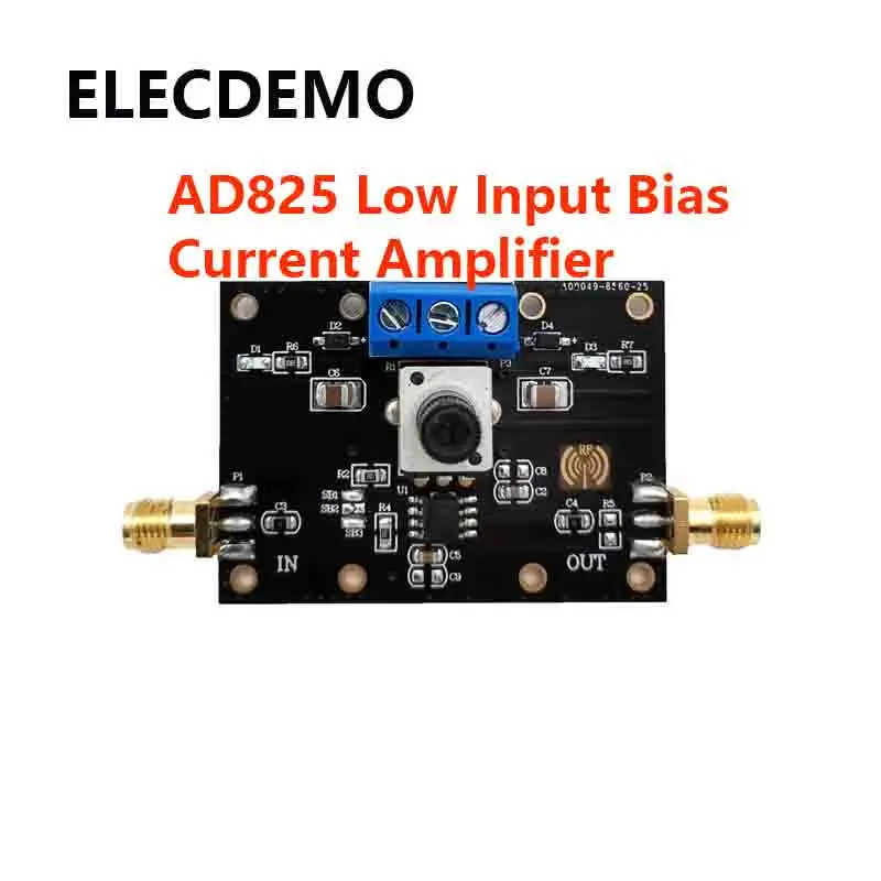 AD825 High Speed Low Distortion Op-Amp Module, High Output Drive, Dual Power Supply +/-5V to +/-15V, Precision Amplifier Board