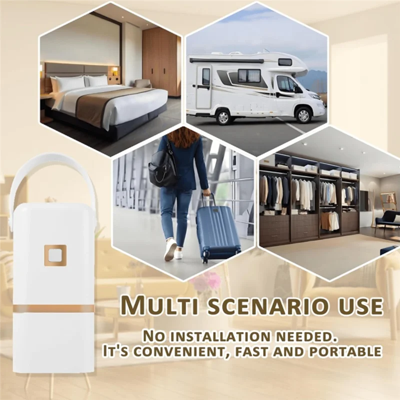 -A14E Travel-Friendly Mini Clothes Dryer For Light Clothing - UK Plug, Effortless Operation & Compact Design