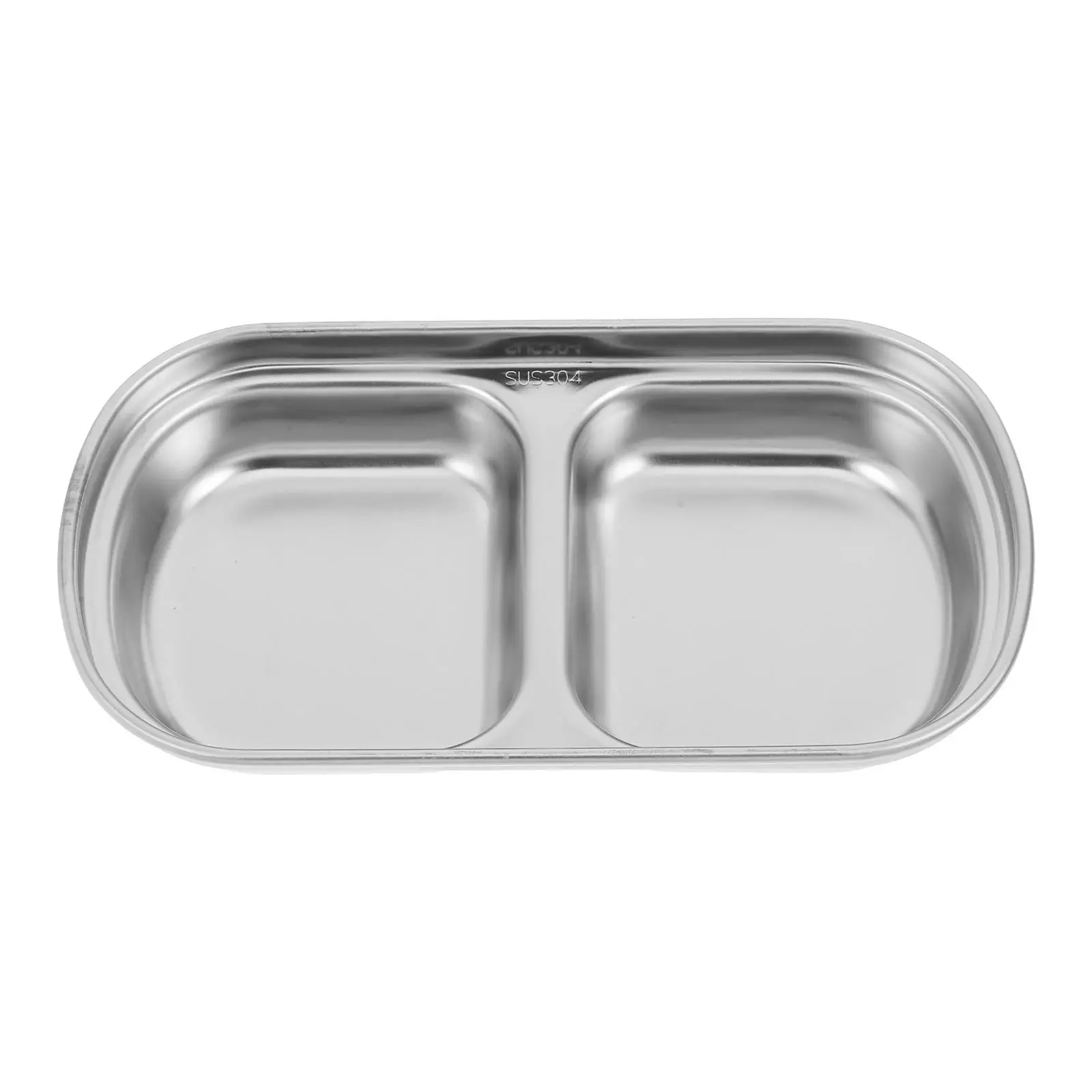 

Stainless Steel Saucer Home Kitchen Dipping Bowl Seasoning Dish 304 Snack Plate