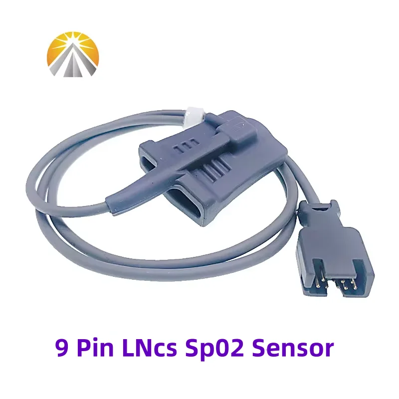 SpO2 Sensor 9 Pin DCI TCI SAO2 Probe 0.9 Meter Adult Pediatric Child Neonate Size Pulse Rate Oxygen Transducer