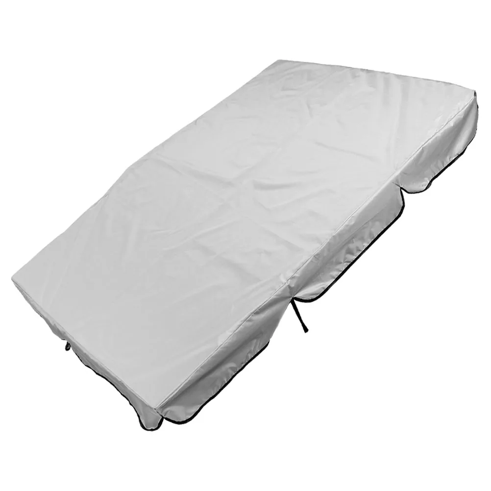 

Outdoor Swing Sunshade Cover 190T Silver Coated 190x132x15cm Durable Patio Hanging Chair Protector Garden Swinging Seat Canopy