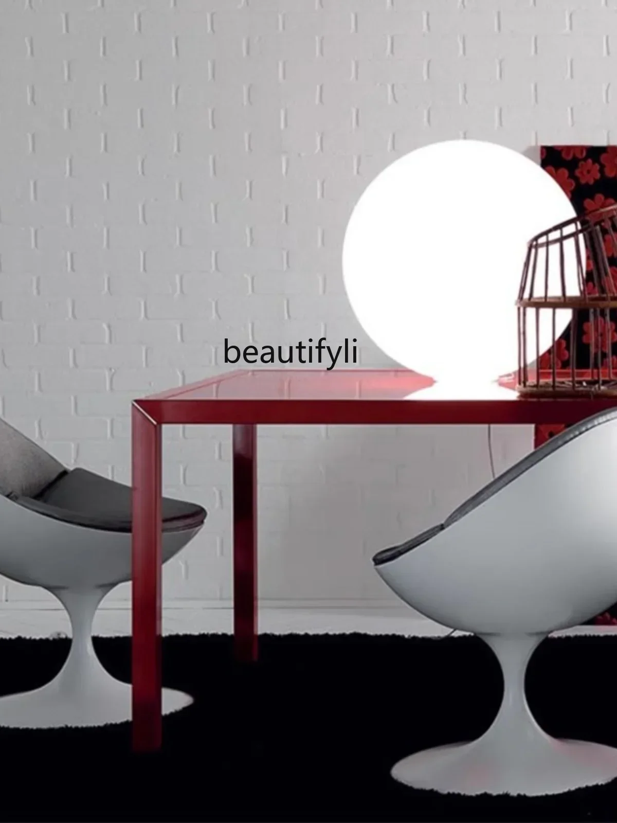 

Light Luxury Modern Minimalist Design Spherical Chair Lobby Reception Chair Conference Room Negotiation Reception Chair