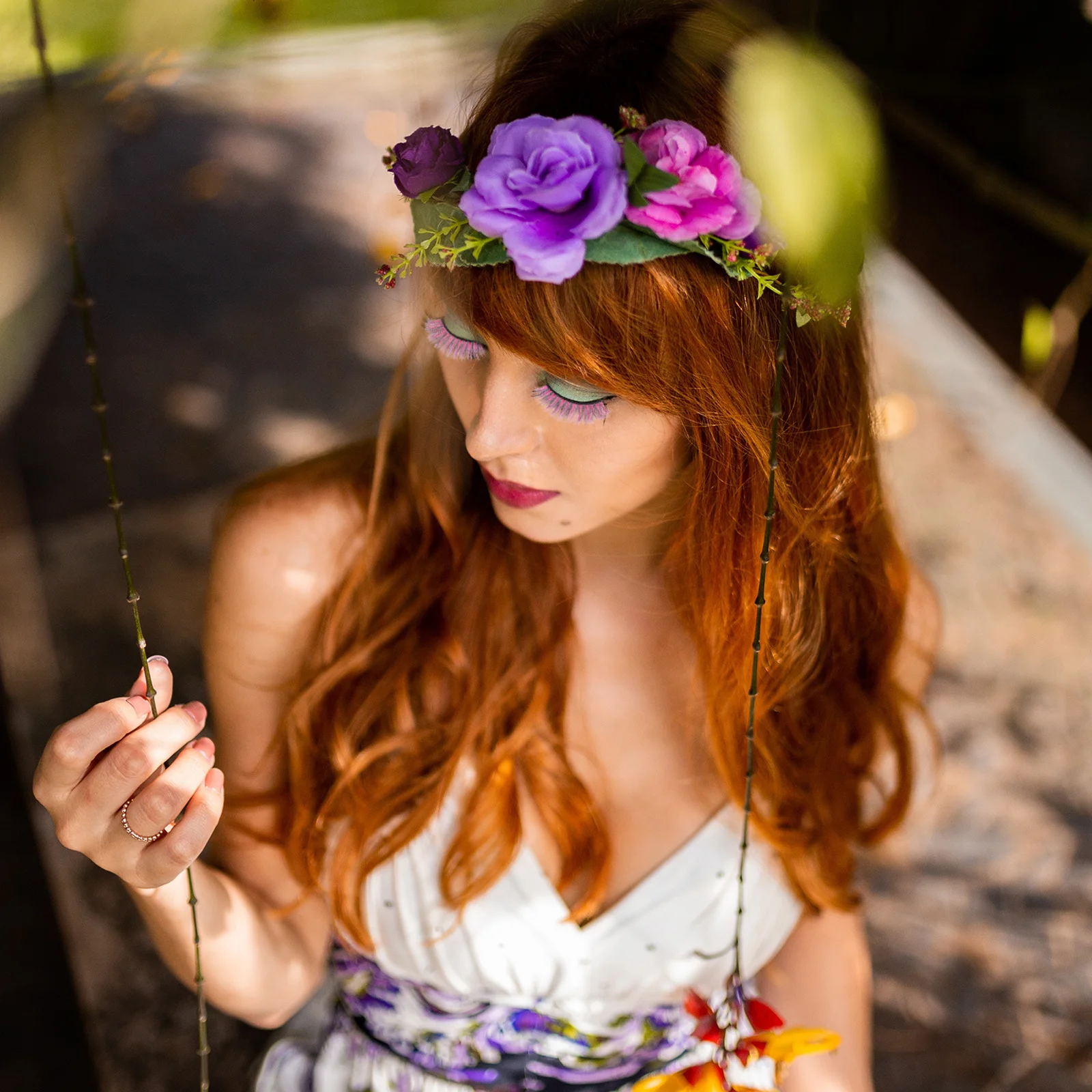 

10Pcs Colorful Artificial Eyelashes Soft Lightweight False Lash Extensions for Chic Eye for Halloween Cosplay