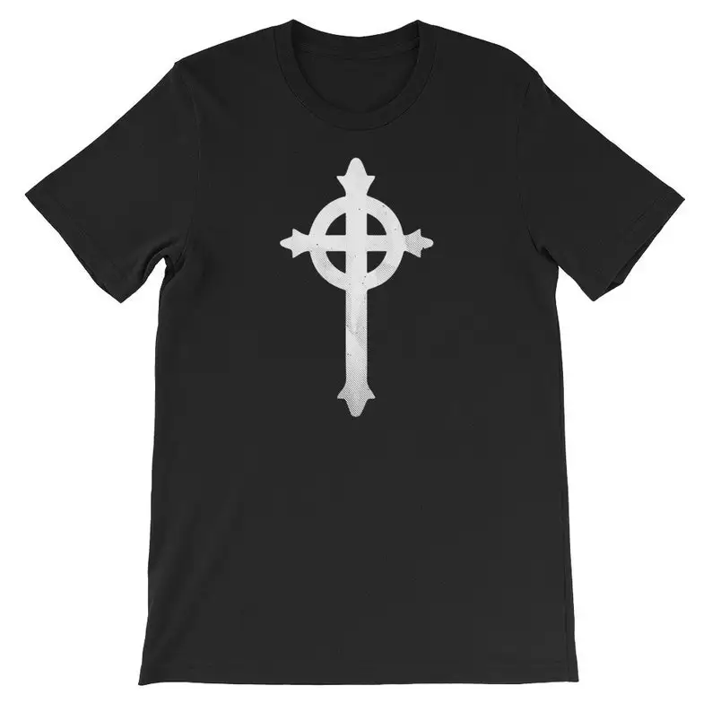 Presbyterian Cross Medieval Style Religion Church Short-Sleeve Unisex T-Shirt