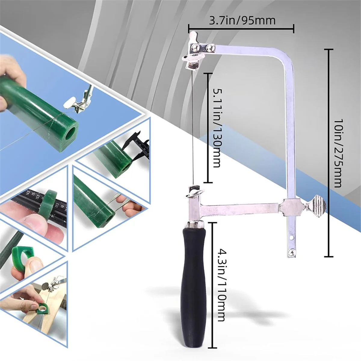 Carving Tool Kit Jewelry Ring Wax Tube Molds Making Lost Wax Casting Kit Wax Ring Saw with Blades Wax Ring Sizer Jeweler