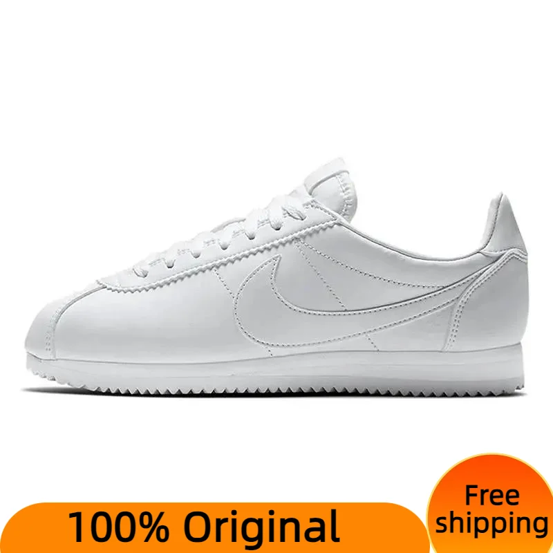 

Кроссовки Nike Classic Cortez женские кожаные, белые, 807471-102