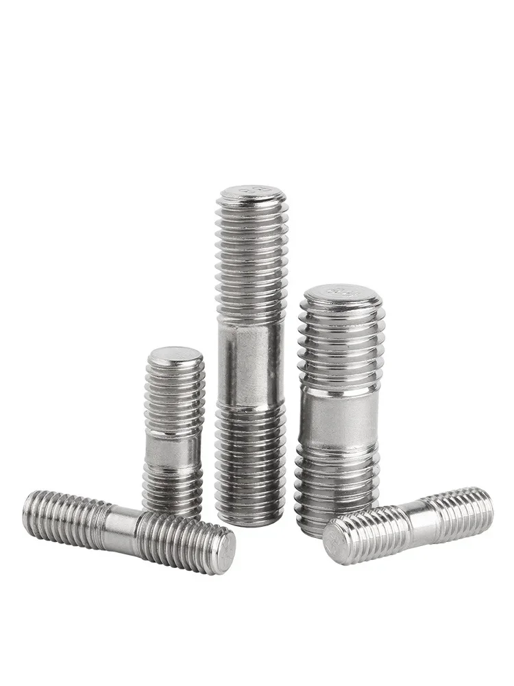 316 A4 Asta in acciaio inossidabile Doppio filettatura Cornici di installazione Bullone M6 M8 M10 M12 Bulloni a doppia estremità Dente Stick Barra filettata a doppia testa GB901