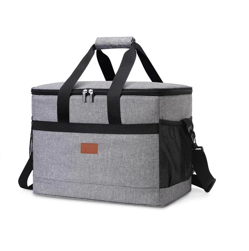 Super grande 32L termica borsa di raffreddamento con rivestimento rigido isolato Picnic pranzo Box fresco di bere per il campeggio barbecue feste