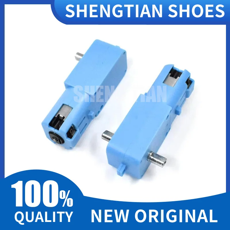 DC 3V-6V 1:90 Metal Gear Motor All Metal/Half Metal Single Axis Gear Motor Robot Intelligent Vehicle Speed Reducer TT Motor Blue