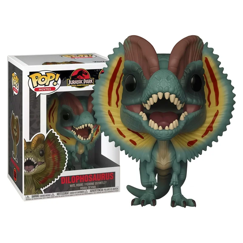 Funko Pop Jurassic Park Dilophosaurus Chase Vinyl Figure Dinosaur Collectible Desktop Ornament Home Decor Gift for Movie Fans - view 2